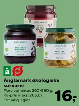 SuperBrugsen Änglamark økologiske survarer tilbud