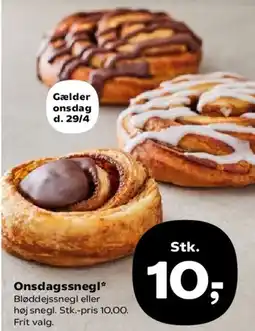 SuperBrugsen Onsdagssnegl tilbud