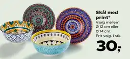 SuperBrugsen Skål med print tilbud