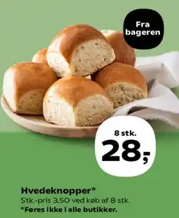 Kvickly Hvedeknopper tilbud