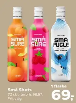 Kvickly Små Shots tilbud