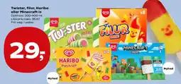 Kvickly Twister, Filur, Haribo eller Minecraft is tilbud