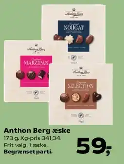 Kvickly Anthon Berg æske tilbud