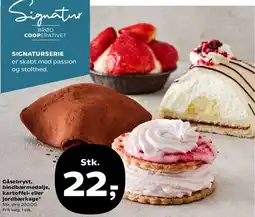 Kvickly Gåsebryst, hindbærmedalje, kartoffel- eller jordbærkage tilbud