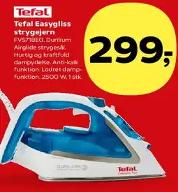 Kvickly Tefal Easygliss strygejern tilbud