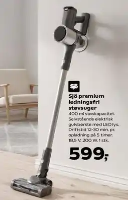 Kvickly Sjö premium ledningsfri støvsuger tilbud