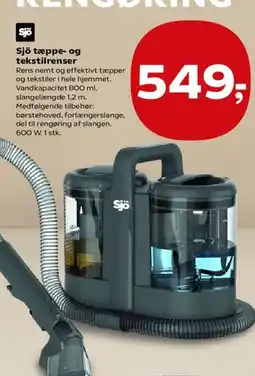 Kvickly Sjö tæppe- og tekstilrens tilbud