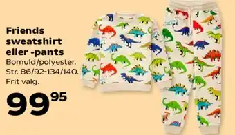 Kvickly Friends sweatshirt eller -pants tilbud
