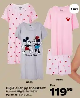 Kvickly Natkjole / pyjamas (sæt) tilbud