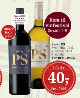 Dagli'Brugsen Spier PS tilbud