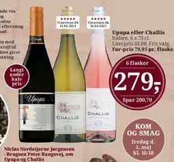 Dagli'Brugsen Upupa eller Challis (6 flasker tilbud) tilbud