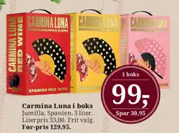 Dagli'Brugsen Carmina Luna i boks tilbud