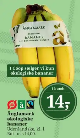 Dagli'Brugsen Änglamark økologiske bananer tilbud