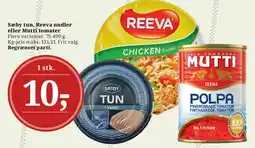 Dagli'Brugsen Sæby tun / Reeva nudler / Mutti tomater tilbud