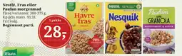 Dagli'Brugsen Nestlé, Fras eller Paulun morgenmad tilbud