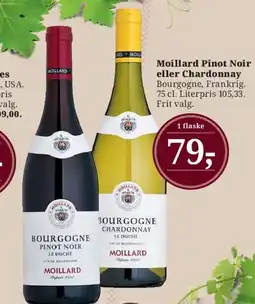 Dagli'Brugsen Moillard Pinot Noir eller Chardonnay tilbud