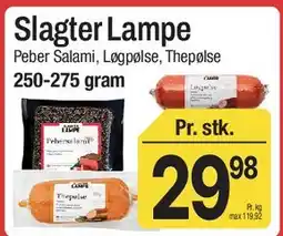 ABC Lavpris Slagter Lampe pølse tilbud