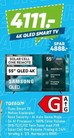 Bilka 55 QLED 4K TV tilbud