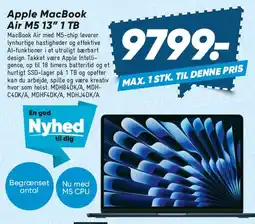 Bilka Apple MacBook Air M5 13 1 TB tilbud