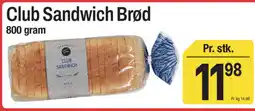 ABC Lavpris Club Sandwich Brød tilbud