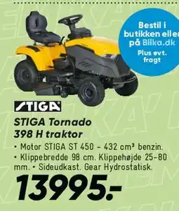 Bilka STIGA Tornado 398 H traktor tilbud