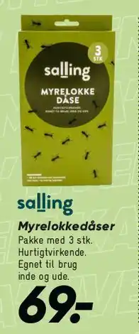 Bilka Salling Myrelokkedåse tilbud