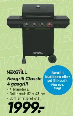 Bilka Nexgrill Classic 4 gasgrill tilbud