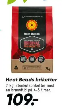 Bilka Heat Beads briketter tilbud