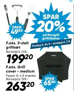 Bilka Grillcover / grillsæt (udvalg) tilbud