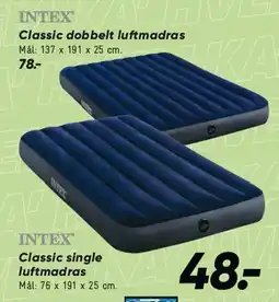 Bilka INTEX Classic luftmadras tilbud