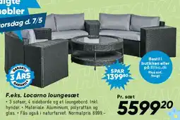 Bilka Locarno loungesæt tilbud