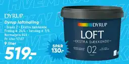 Bilka Dyrup loftmaling tilbud
