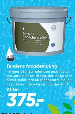 Bilka Tendens facademaling tilbud