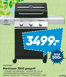 Bilka Martinsen 3500 gasgrill tilbud