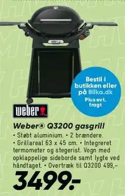 Bilka Weber Q3200 gasgrill tilbud