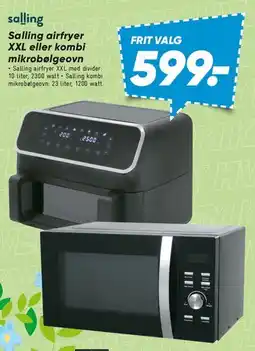 Bilka Salling airfryer XXL eller kombi mikrobølgeovn tilbud