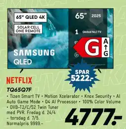 Bilka Samsung QLED 65 4K tilbud