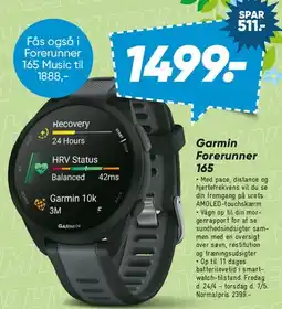 Bilka Garmin Forerunner 165 tilbud