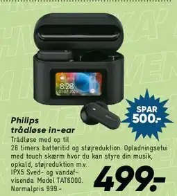 Bilka Philips trådløse in-ear tilbud