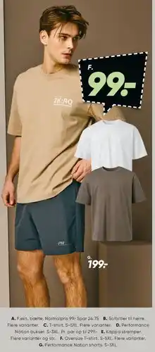 Bilka Herre T-shirt tilbud