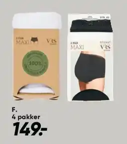 Bilka 4 pakker undertøj tilbud