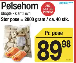 ABC Lavpris Pølsehorn tilbud