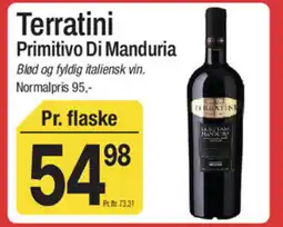 ABC Lavpris Terratini Primitivo Di Manduria tilbud