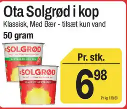 ABC Lavpris Ota Solgrød i kop tilbud