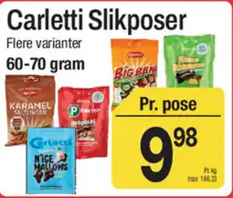 ABC Lavpris Carletti Slikposer tilbud