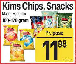 ABC Lavpris Kims Chips, Snacks tilbud