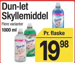 ABC Lavpris Dun-let Skyllemiddel tilbud