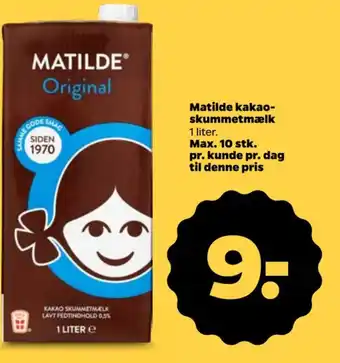 Matilde kakao- skummetmælk