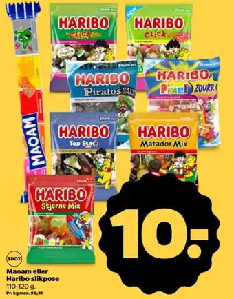 Maoam eller Haribo slikpose