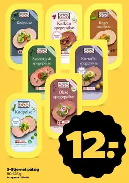Netto 3-Stjernet pålæg tilbud